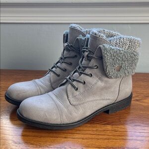 Gray Women's Ankle Boots